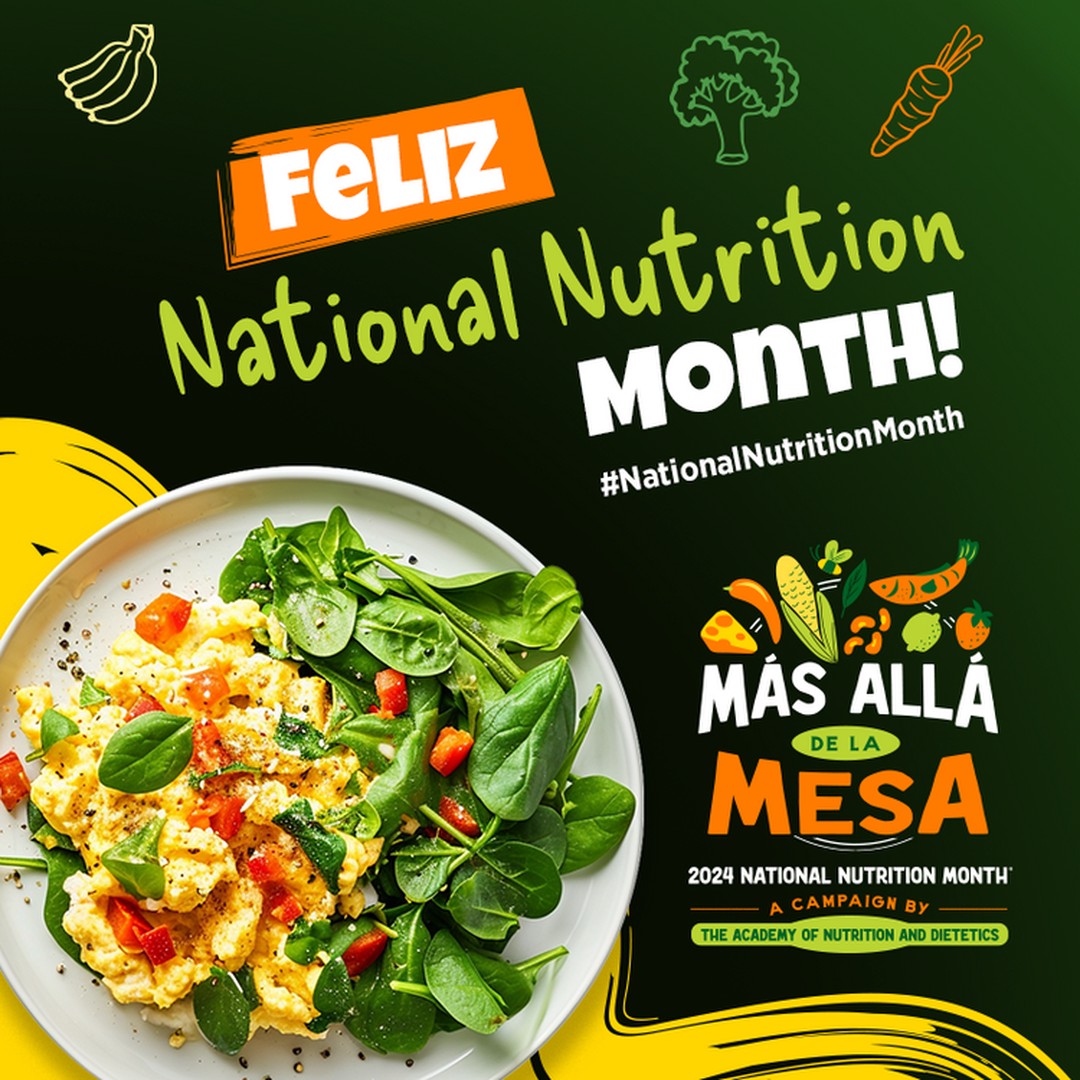 Feliz mes nacional de la nutrición