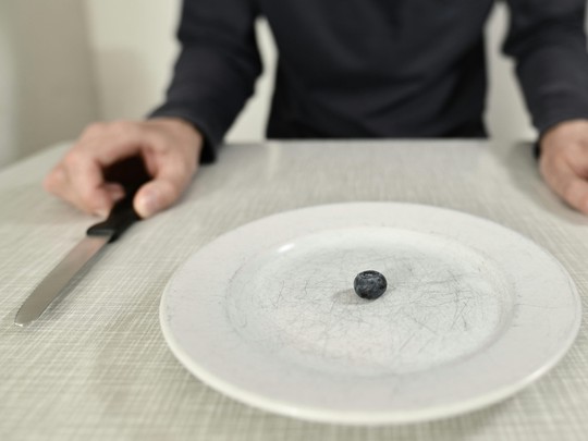 Comer “muy poquito” no es un logro