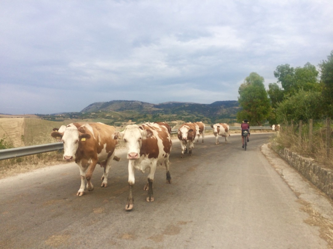 Siciliando en bicicleta