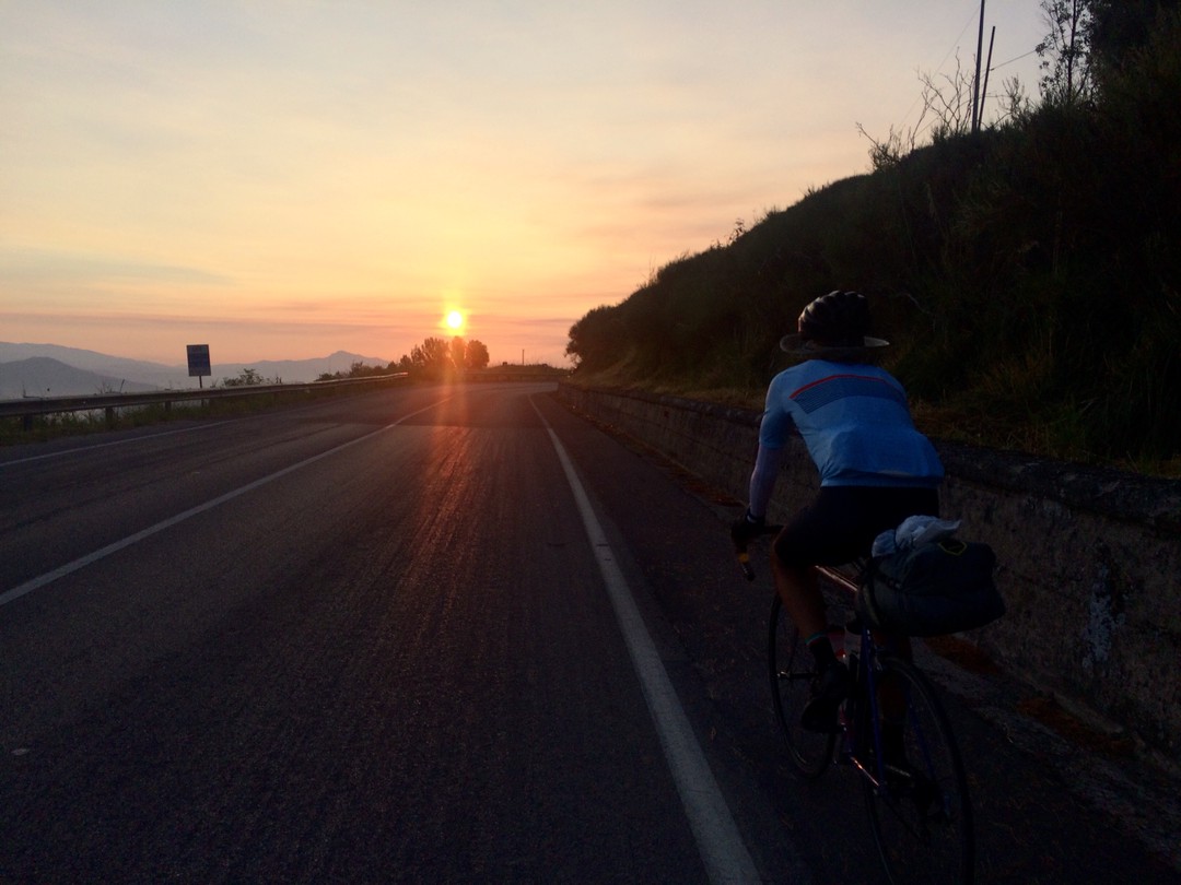 Siciliando en bicicleta