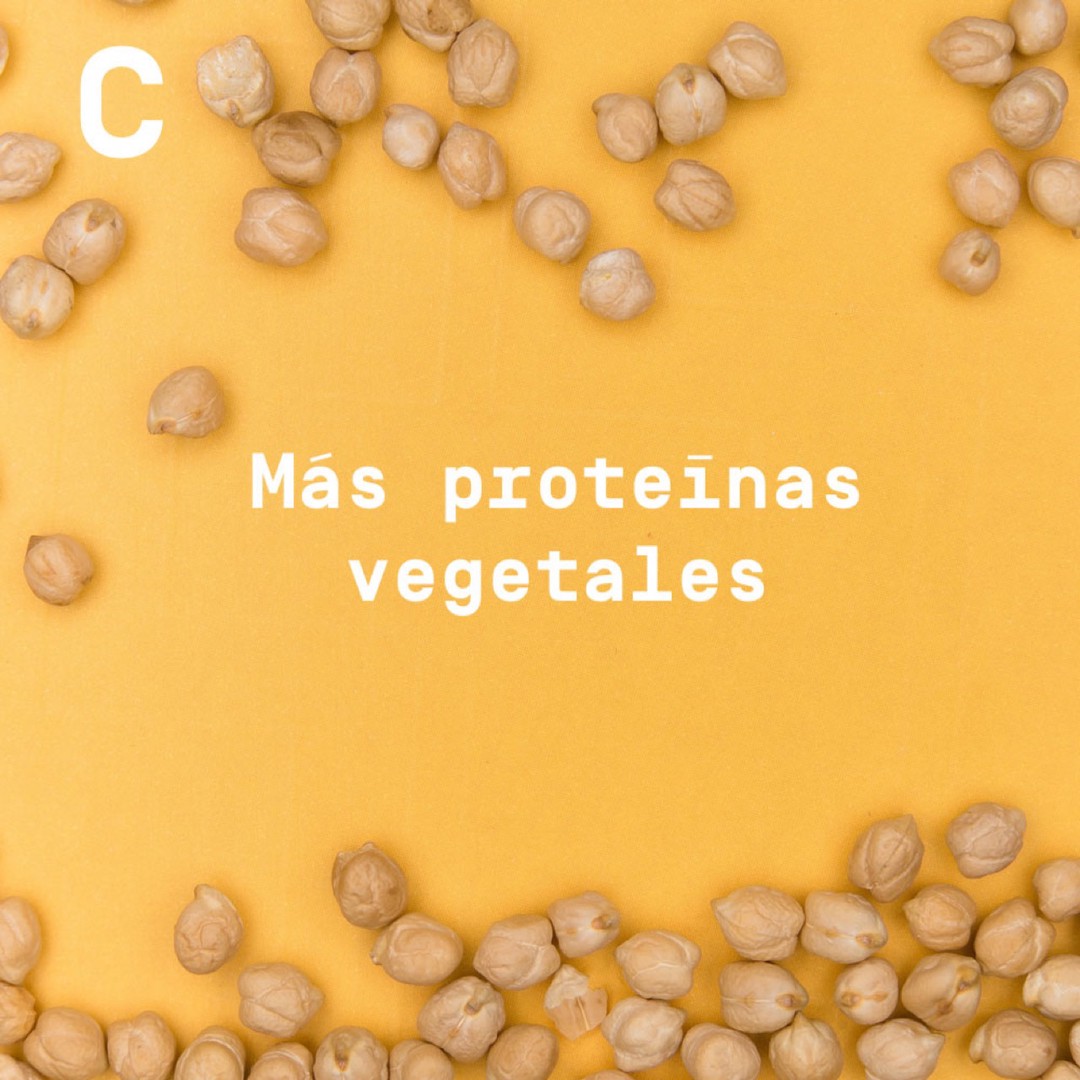 Más proteínas vegetales