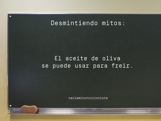 ¿Aceite de oliva para freír?