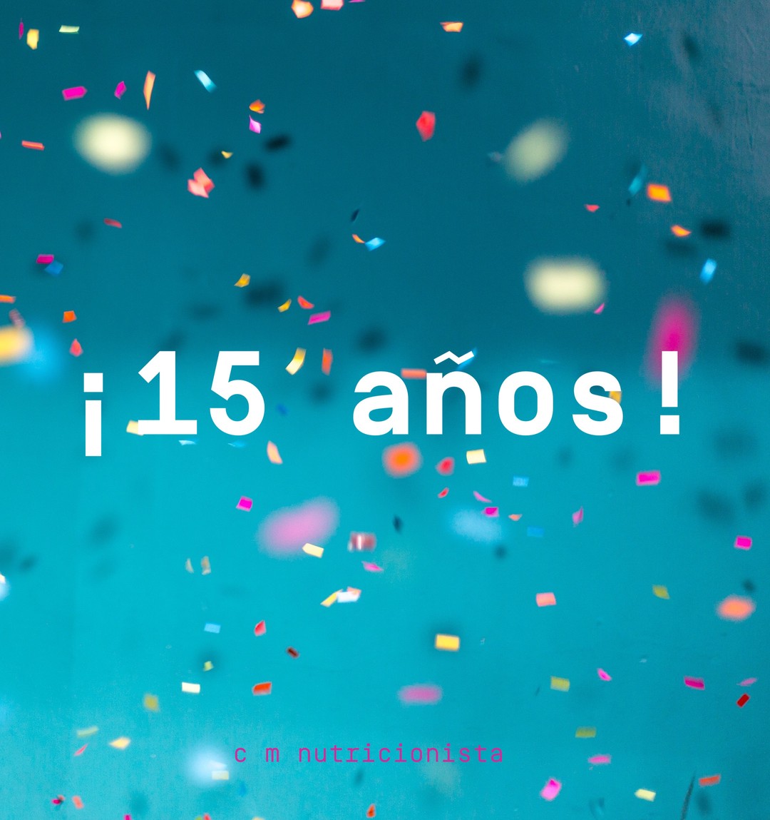 ¡Ya son 15 años!