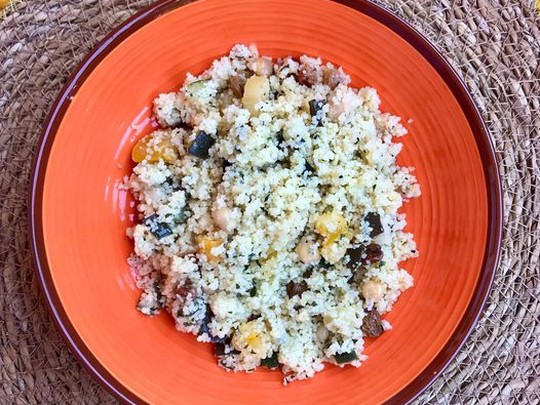 Ensalada de cuscús con menta